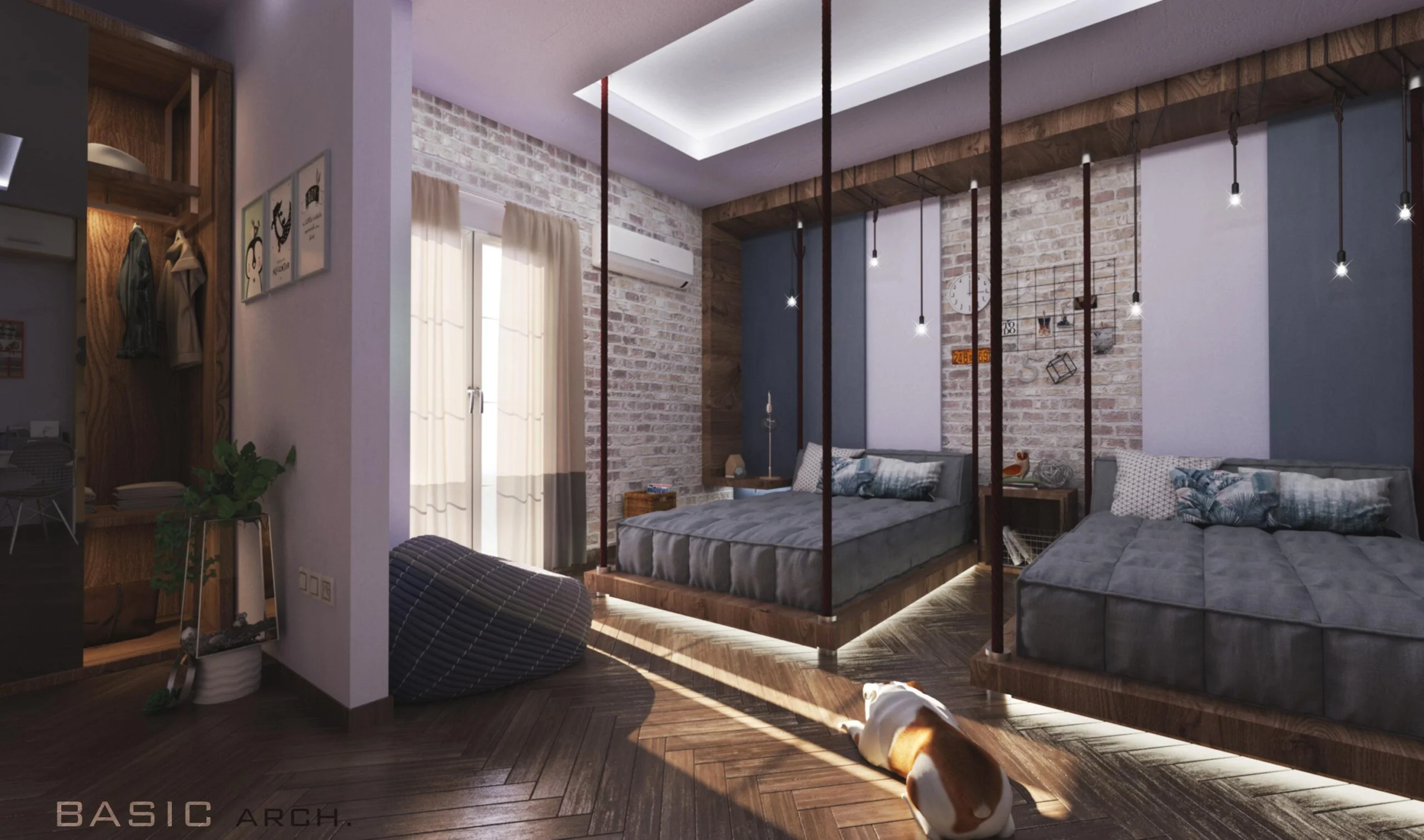 غرفة نوم فاخرة - بيزك ستوديو